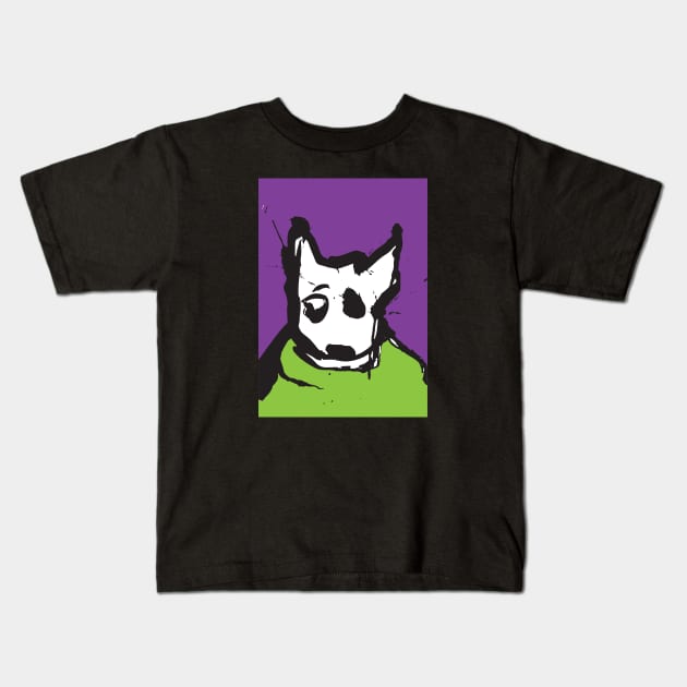 Dog Kids T-Shirt by Shtakorz